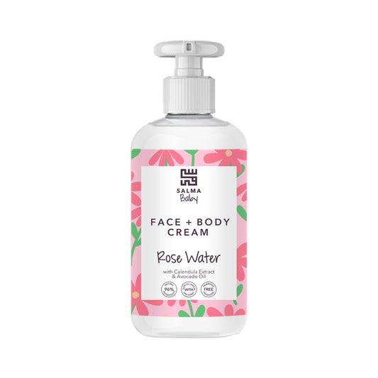Salma Baby Face & Body Cream Rose Water 500mL