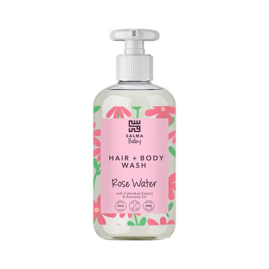 Salma Baby Hair & Body Wash Rose Water 500L