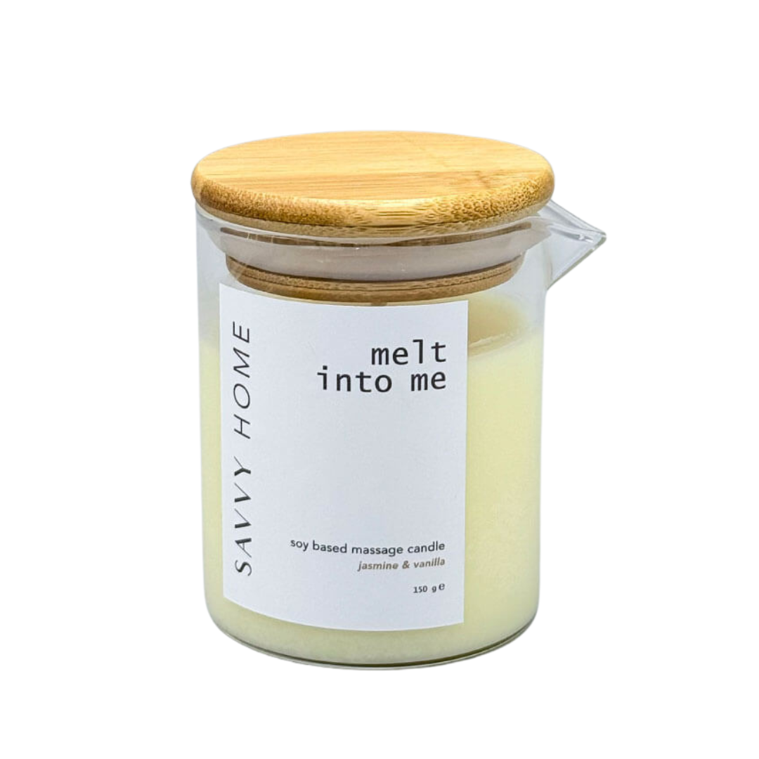 Savvy Element Melt Into Me Soy Based Massage Candle