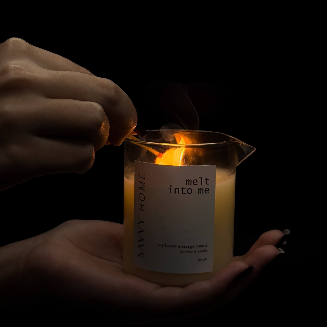 Savvy Element Melt Into Me Soy Based Massage Candle