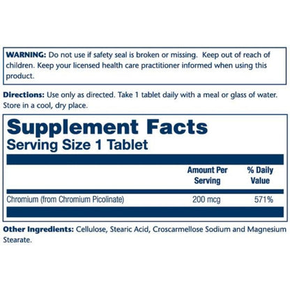 Solaray® Chromium Picolinate 200mcg