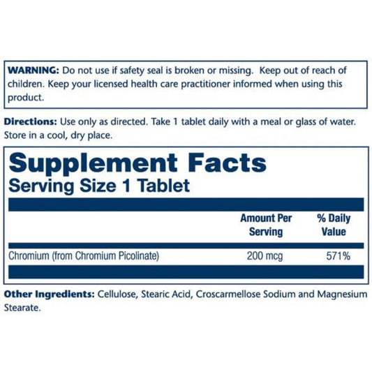 Solaray® Chromium Picolinate 200mcg