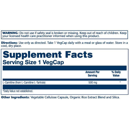Solaray® L-Carnitine 500mg
