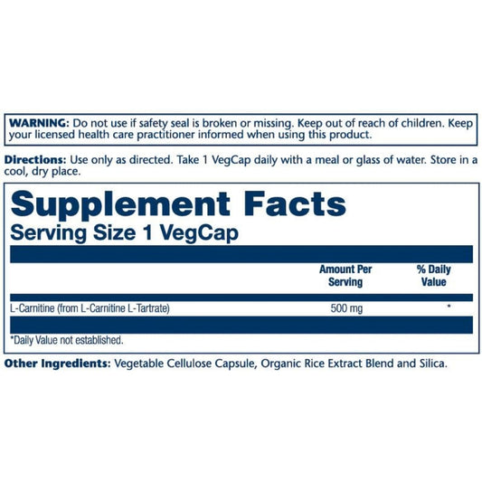 Solaray® L-Carnitine 500mg