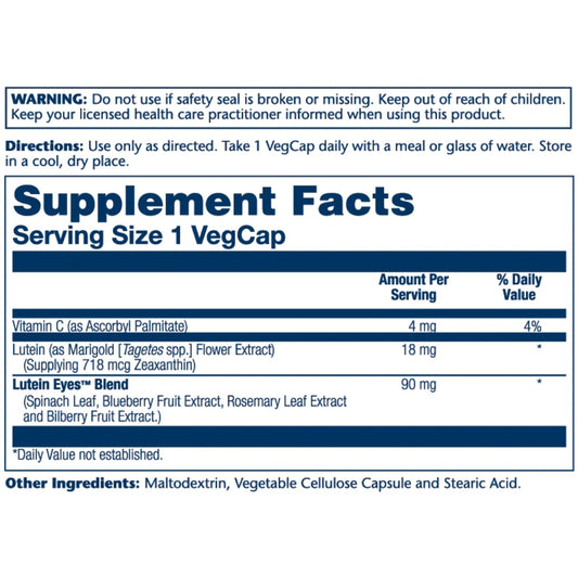 Solaray® Lutein Eyes™ 18