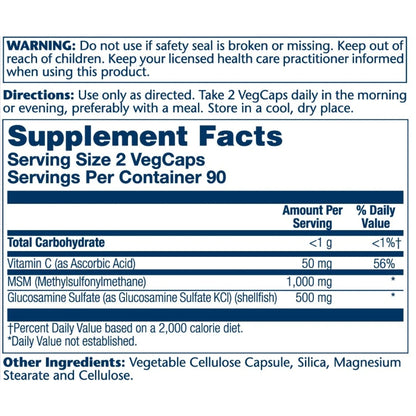 Solaray® MSM & Glucosamine