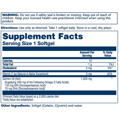 Solaray® Salmon Oil 1000mg