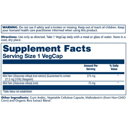 Solaray® Wild Yam Root Extract 275mg