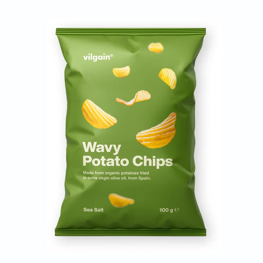 Vilgain Organic Wavy Potato Chips